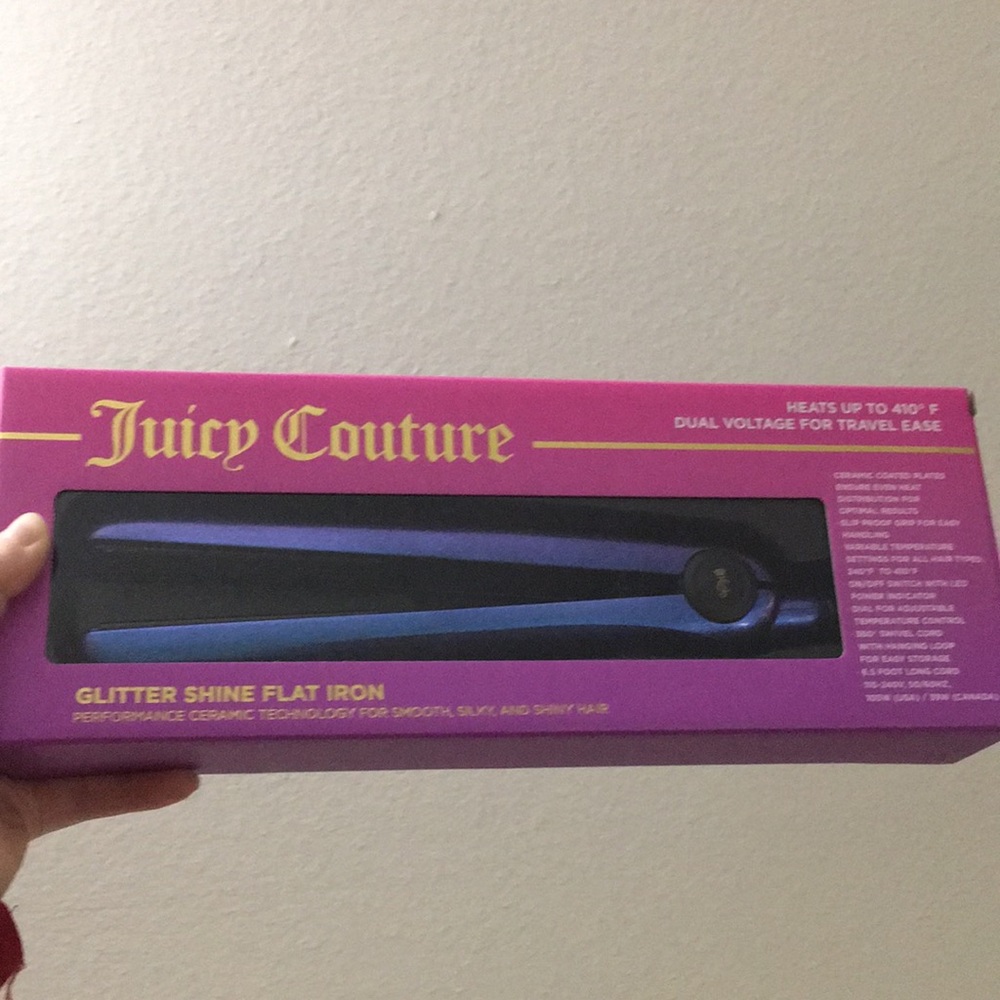 Juicy Couture Blue / Purple Flat Iron
